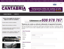 Tablet Screenshot of cochesparadesguacecantabria.com